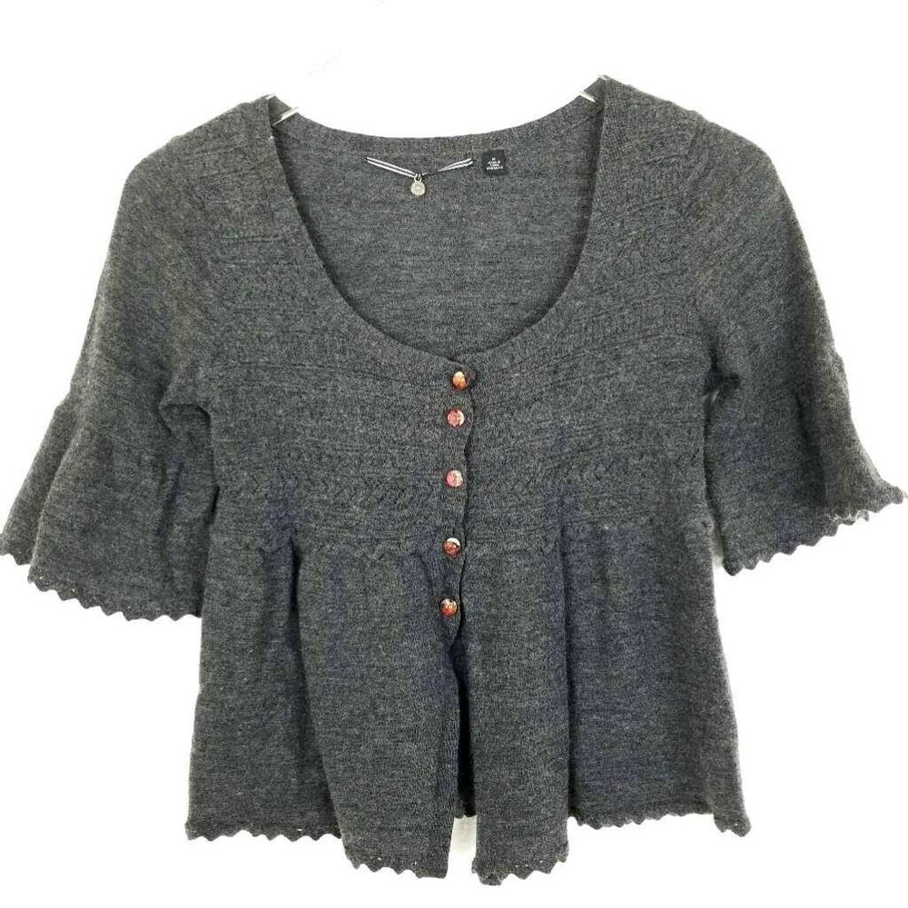 Anthropologie Knitted & Knotted Womens Cardigan M